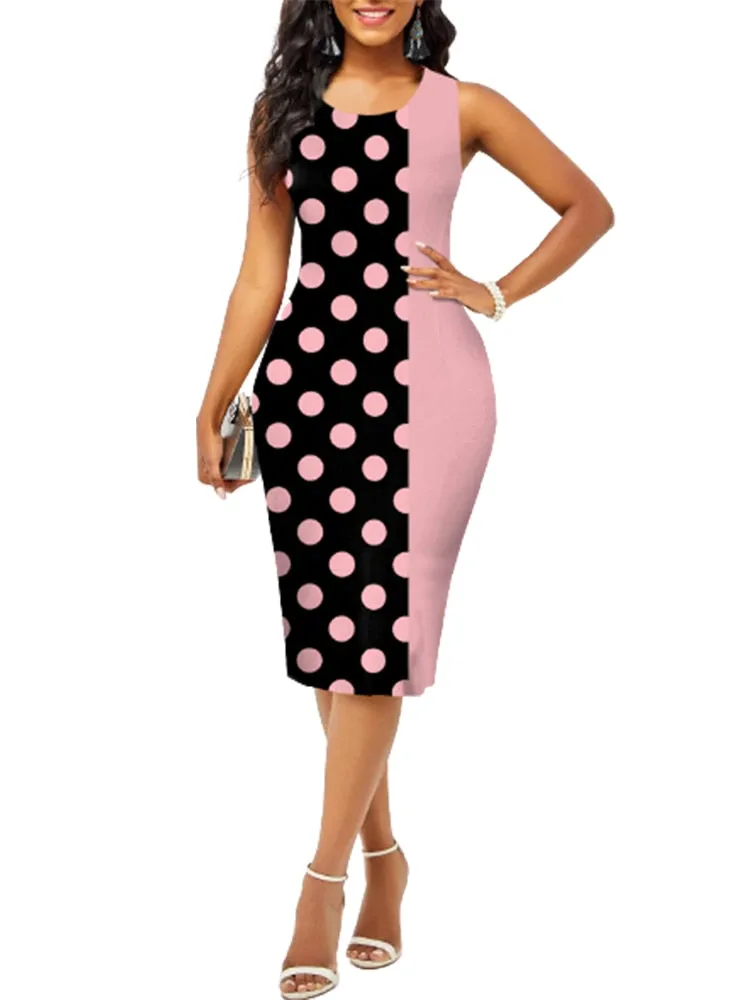 2022 Summer Vintage Women Bodycon Dress