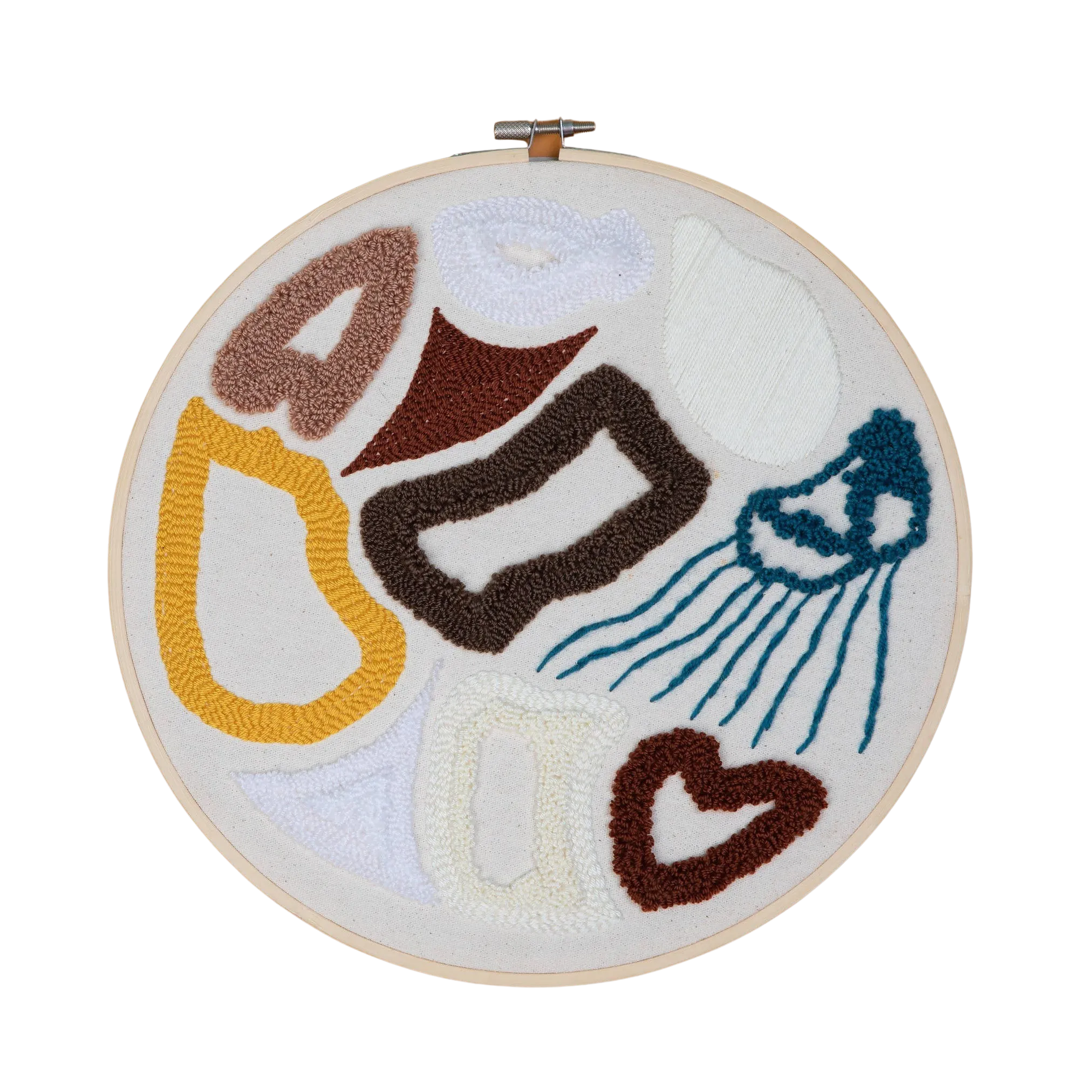 27CM Embroidered Hoop Organic