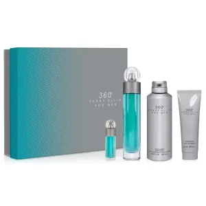 360 by Perry Ellis 100ml EDT 4 Piece Gift Set for Men