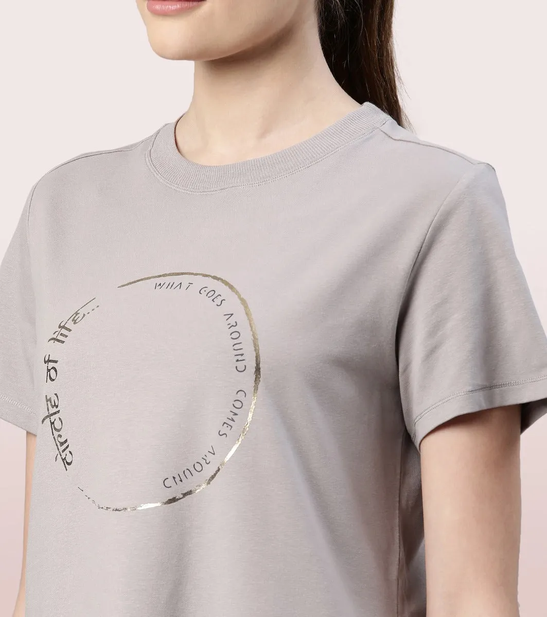 Active Cotton Tee | Short Sleeve Anti-Odour Cotton Tee With Graphic