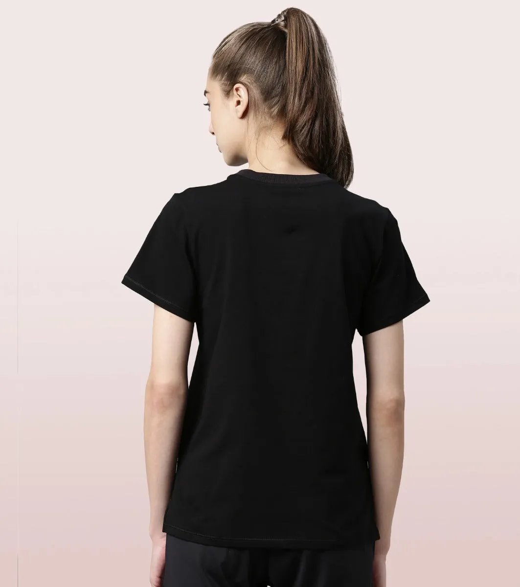 Active Cotton Tee | Short Sleeve Anti-Odour Cotton Tee With Graphic