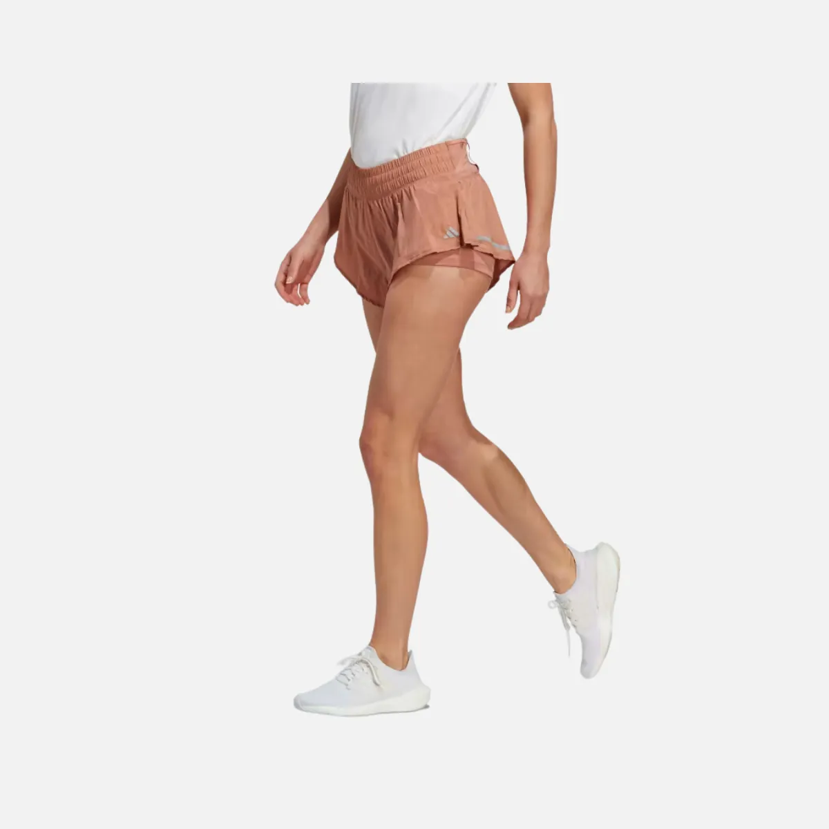 Adidas Collective Women's Running Shorts -Clay Strata