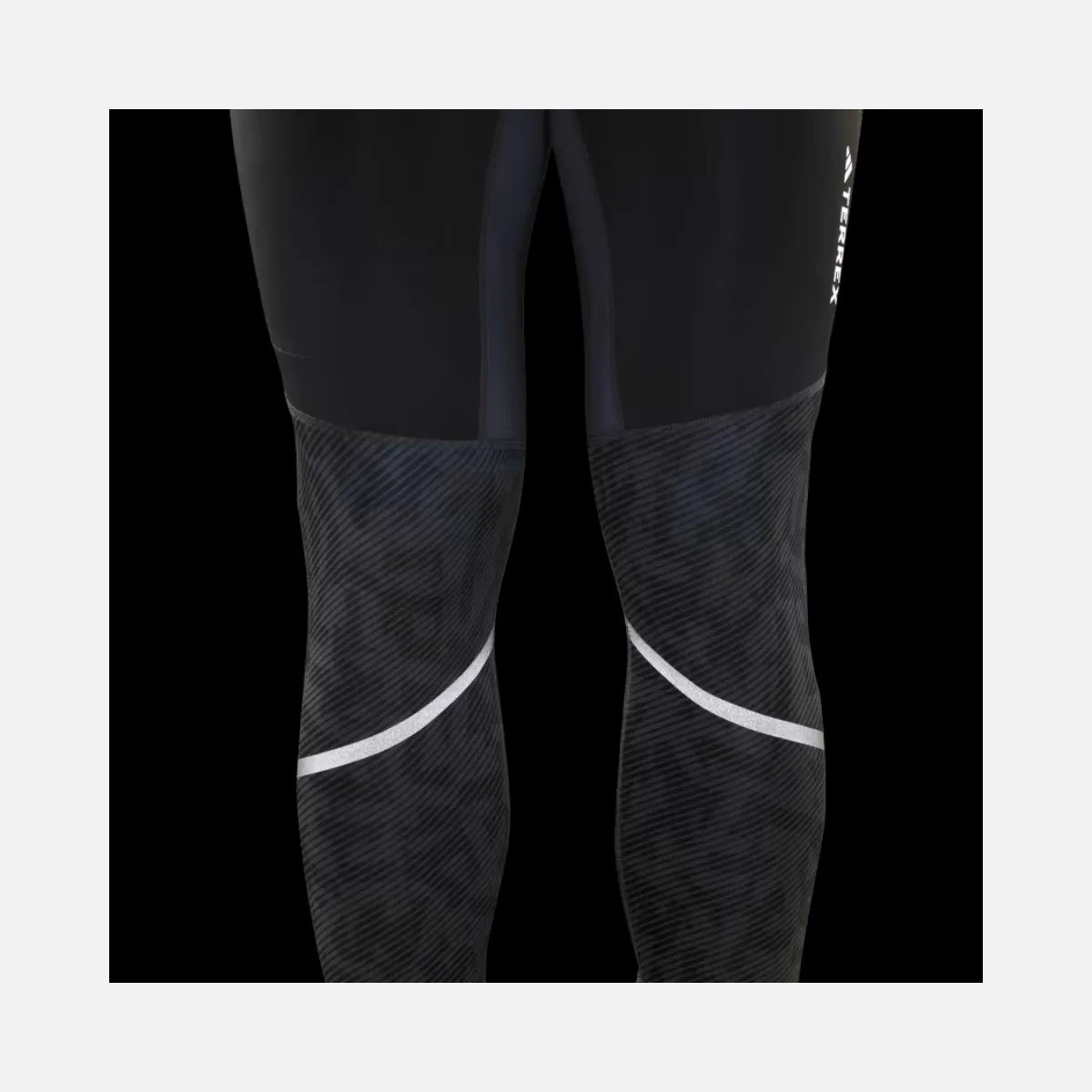 Adidas Terrex Agravic Trail Men's Running Legging -Carbon