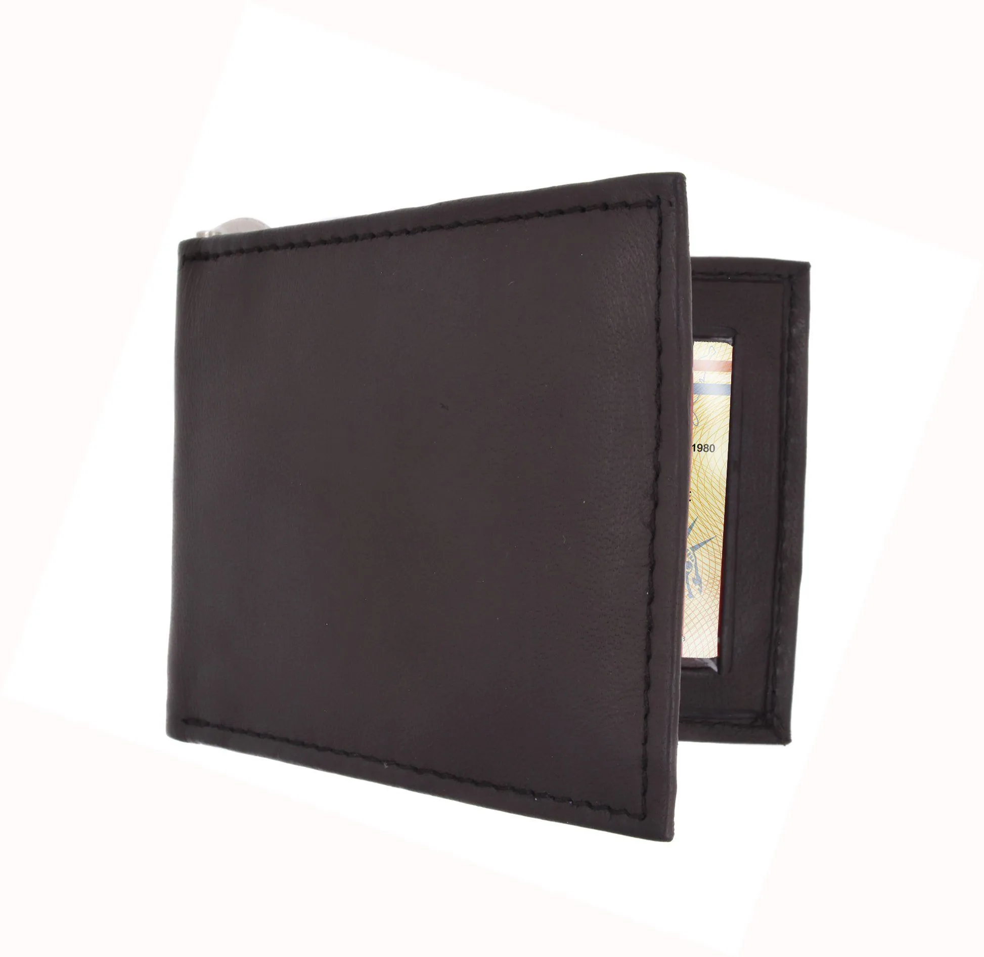 AFONiE Leather Money Clip Wallet For Men