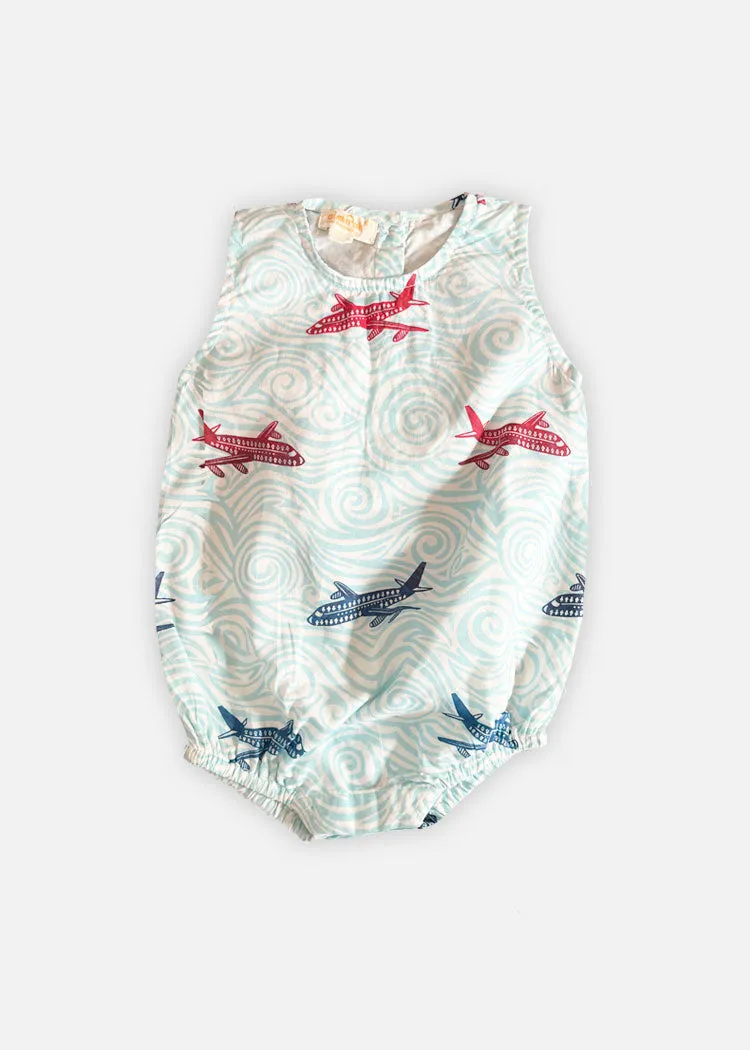 Baby Cotton Romper Aeroplane