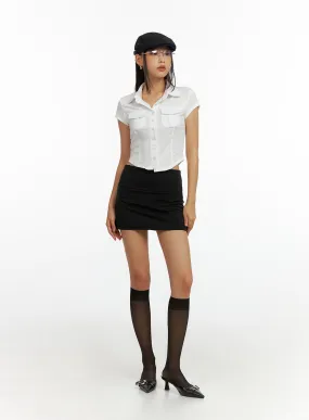 Basic Cotton Skorts IL409