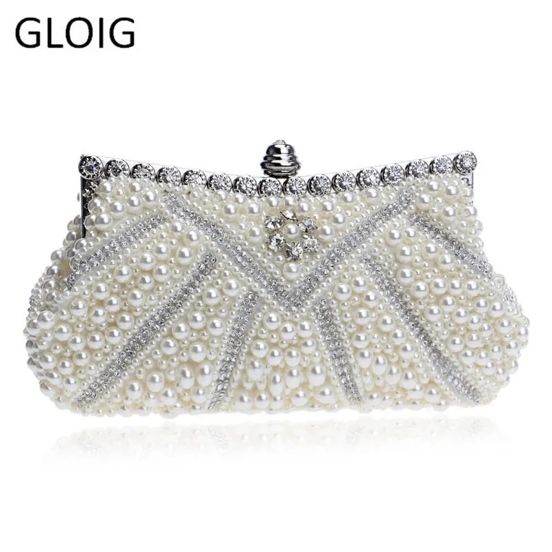 Beaded Women Evening Bags Rhinestones Clutches