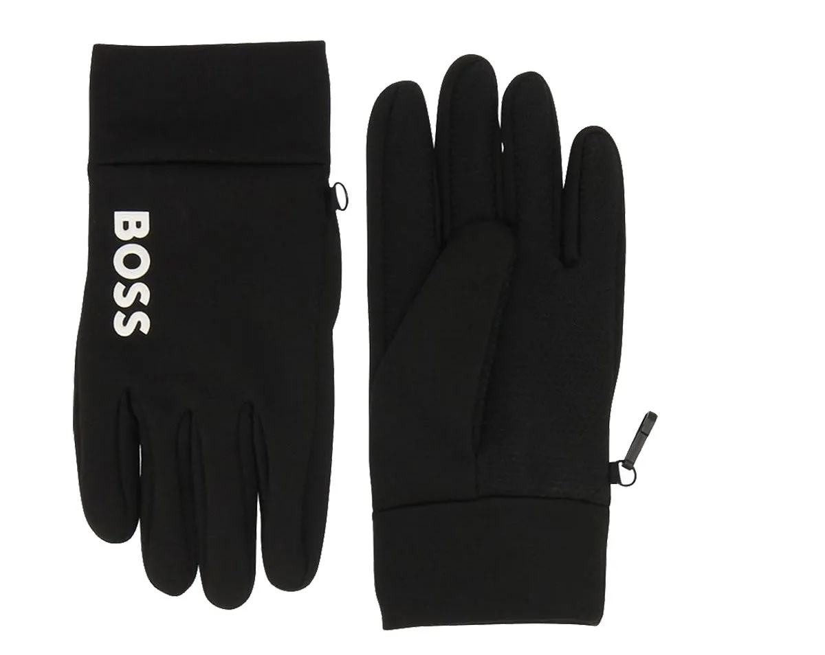 Boss Running Glove In Black For Men