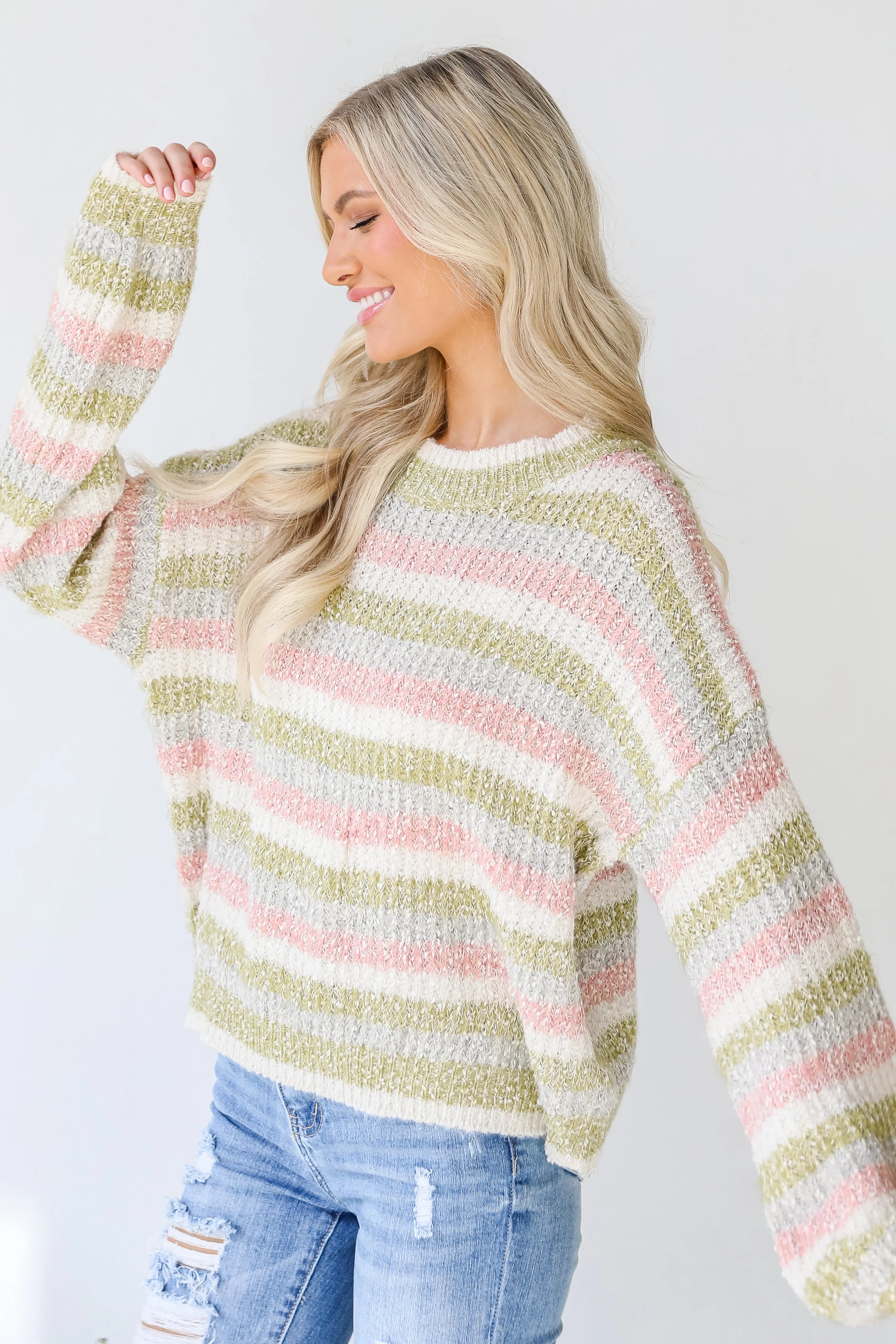 Bright And Cozy Striped Sweater