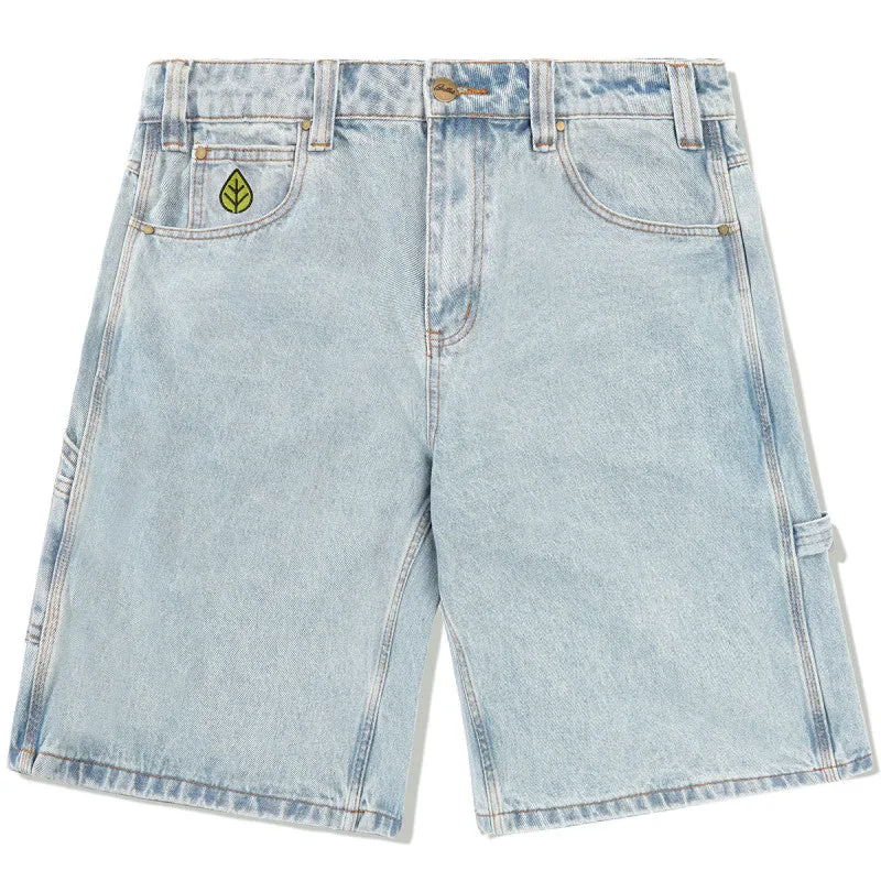 Butter Goods Weathergear Denim Shorts - Faded Light Wash