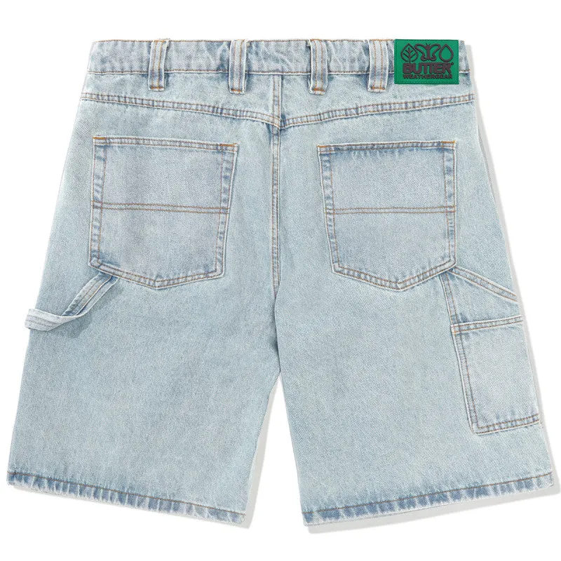 Butter Goods Weathergear Denim Shorts - Faded Light Wash