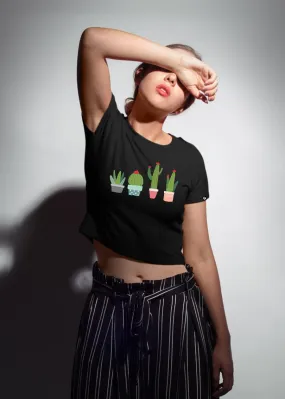 Cactus Women Crop Top