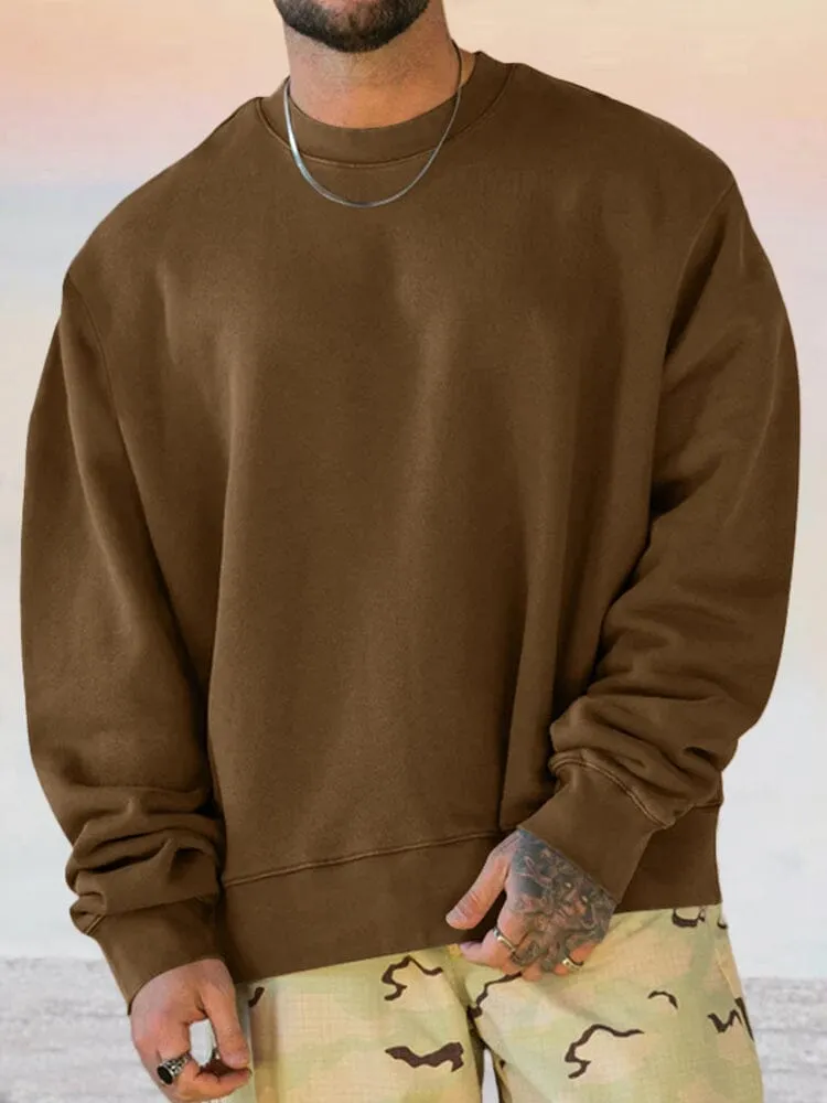 Casual 100% Cotton Sweatshirt