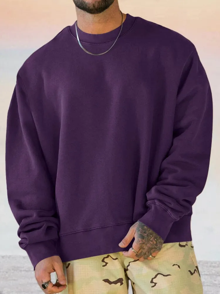 Casual 100% Cotton Sweatshirt