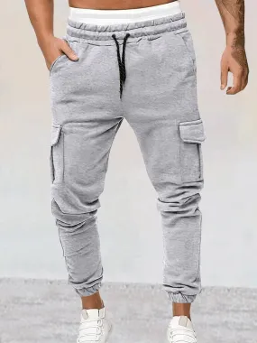 Casual Beam Feet Cargo Sweatpants