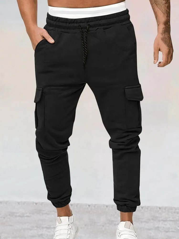 Casual Beam Feet Cargo Sweatpants