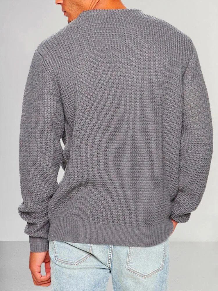 Casual Breathable Pullover Sweater