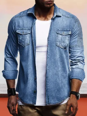 Casual Button Denim Jacket