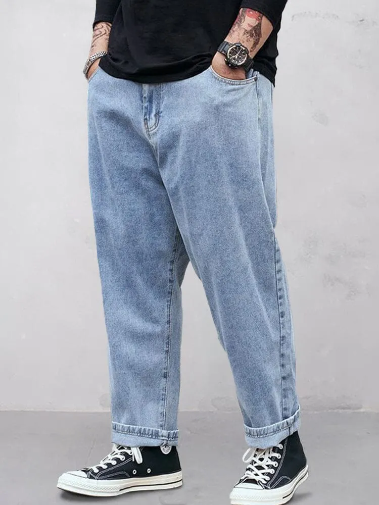 Casual Loose Straight Leg Jeans