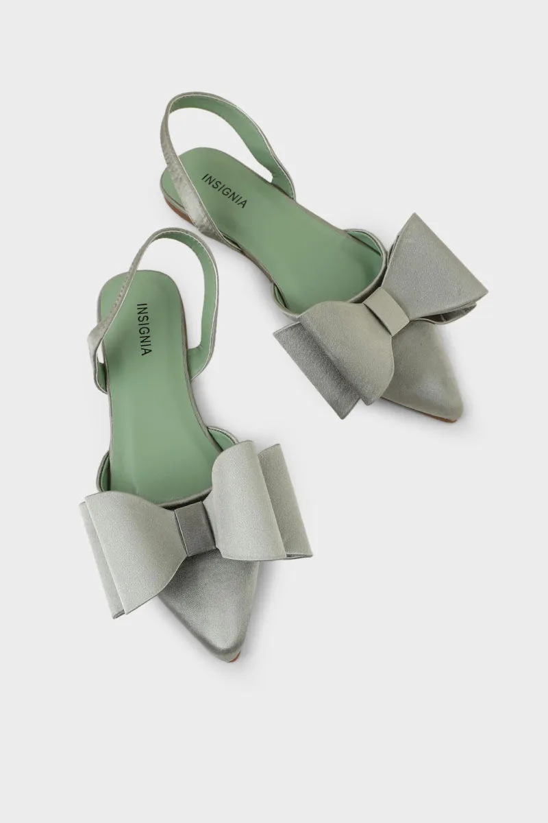 Casual Sling Back I47299-Mint Green