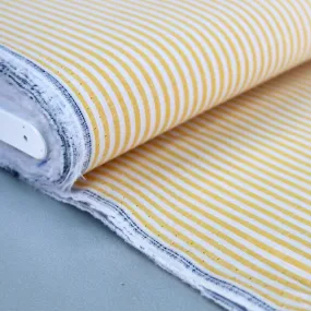 Chambray Cotton - Yellow - Stripe