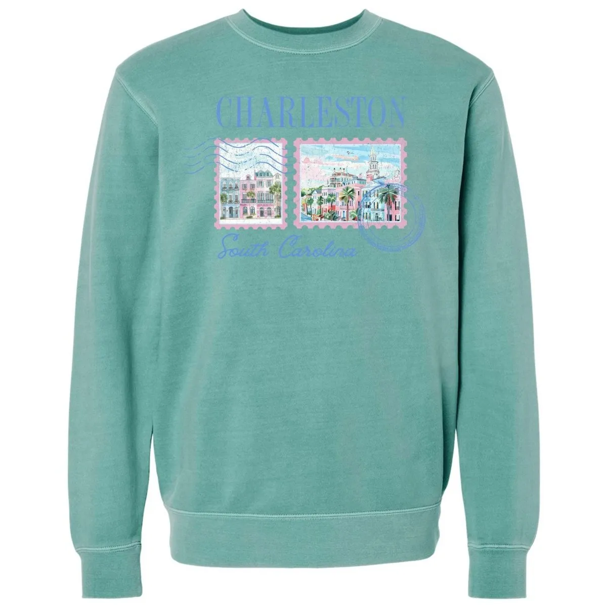 'Charleston Stamp' Cozy Crew