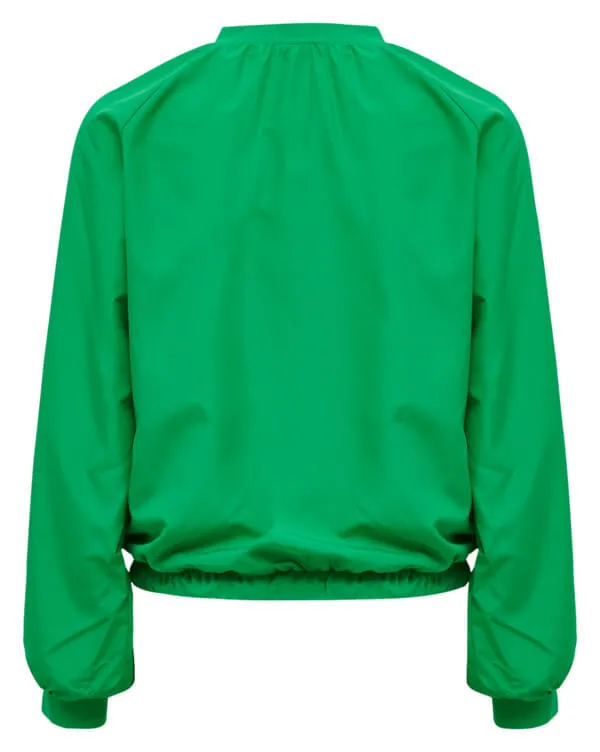 Christal Women Polyester Green Sweatshirt