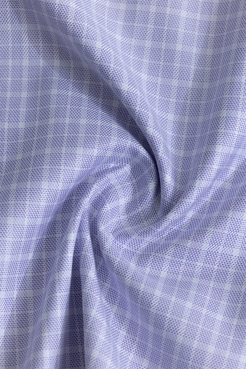 Classic Gingham Lavender Shirt