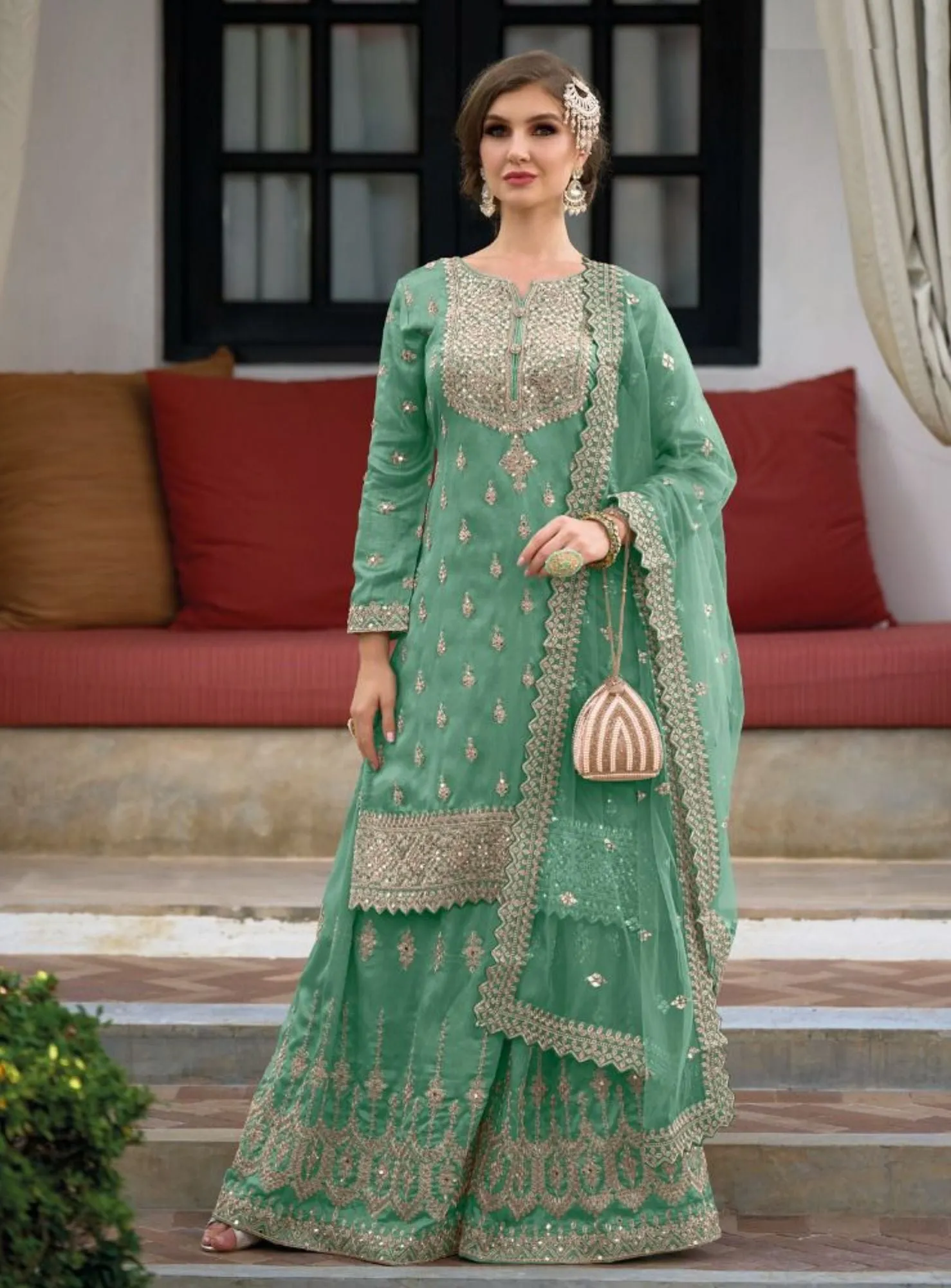 Classy & Elegant Anarkali Set - RENT