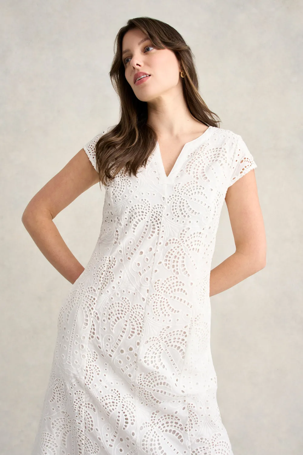 Cotton Broderie Dress