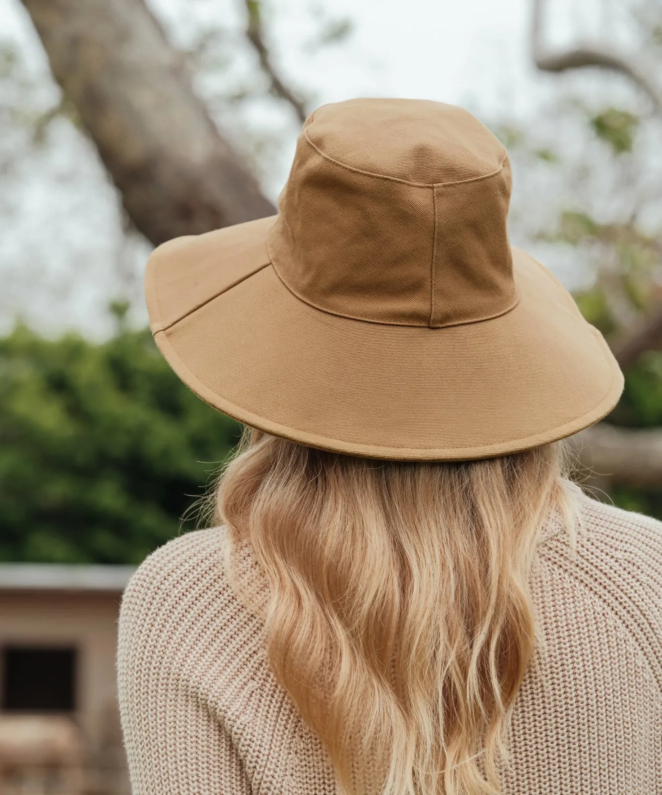 Cotton Canvas Sun Hat