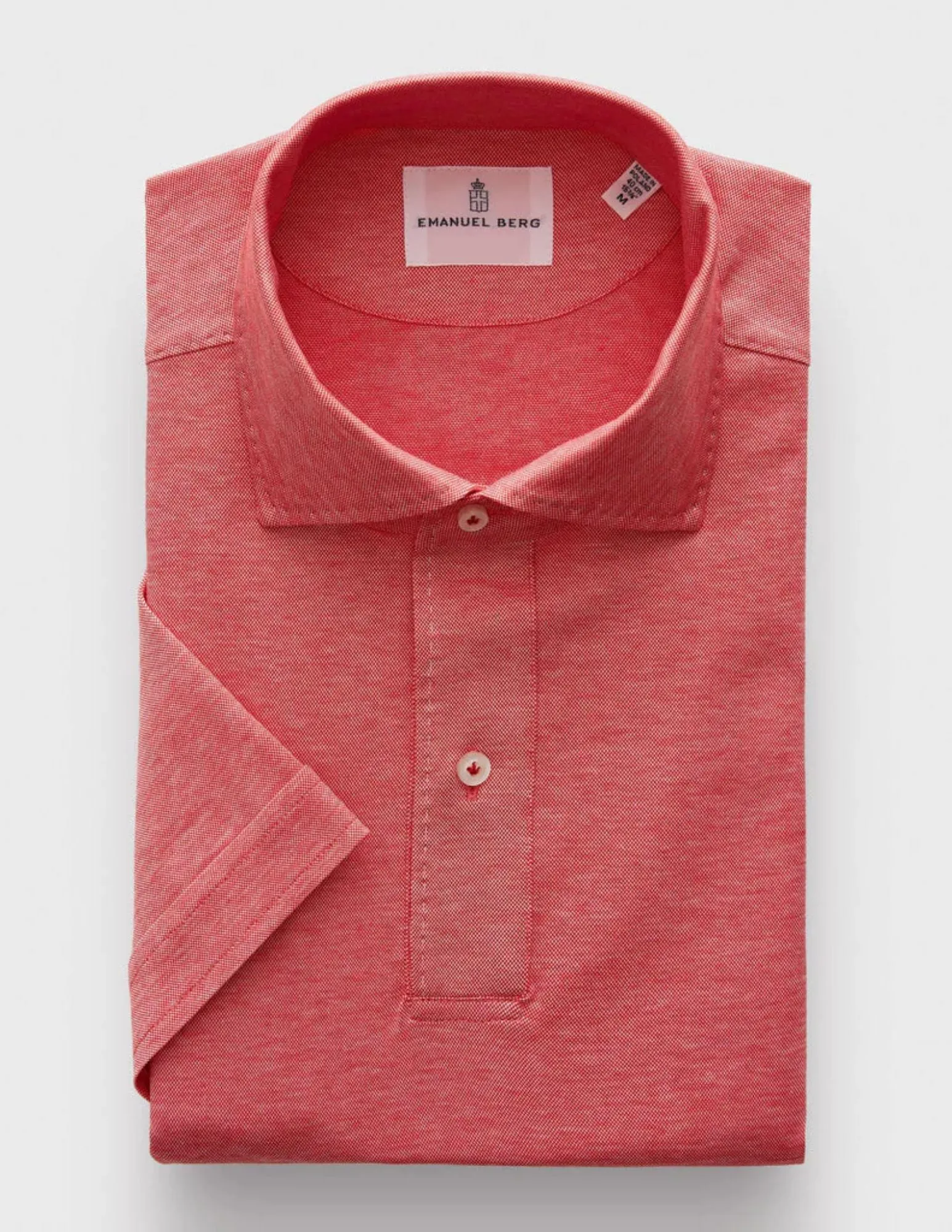 Cotton Jersey Polo | Red