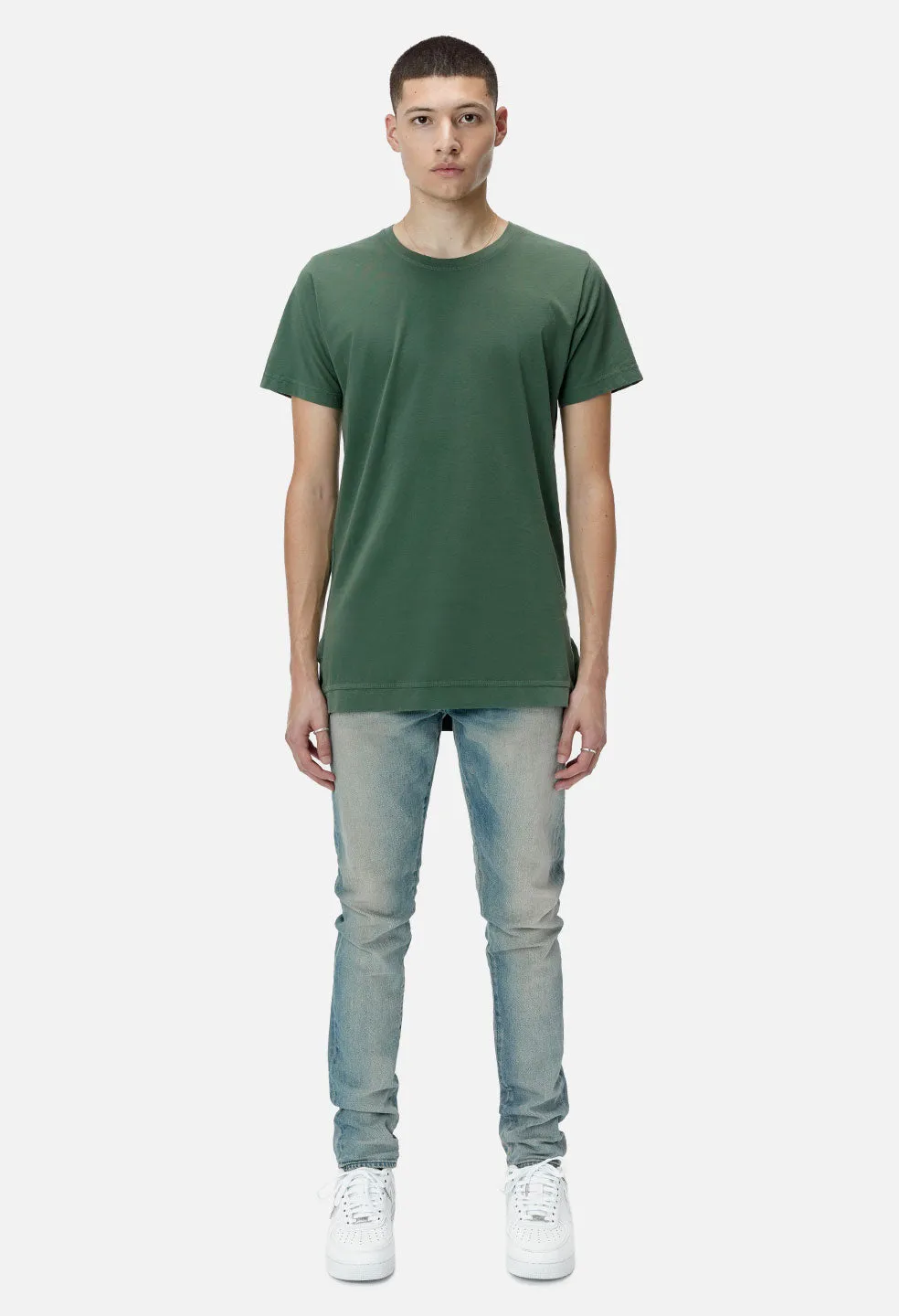 Cotton Mercer Tee / Spruce