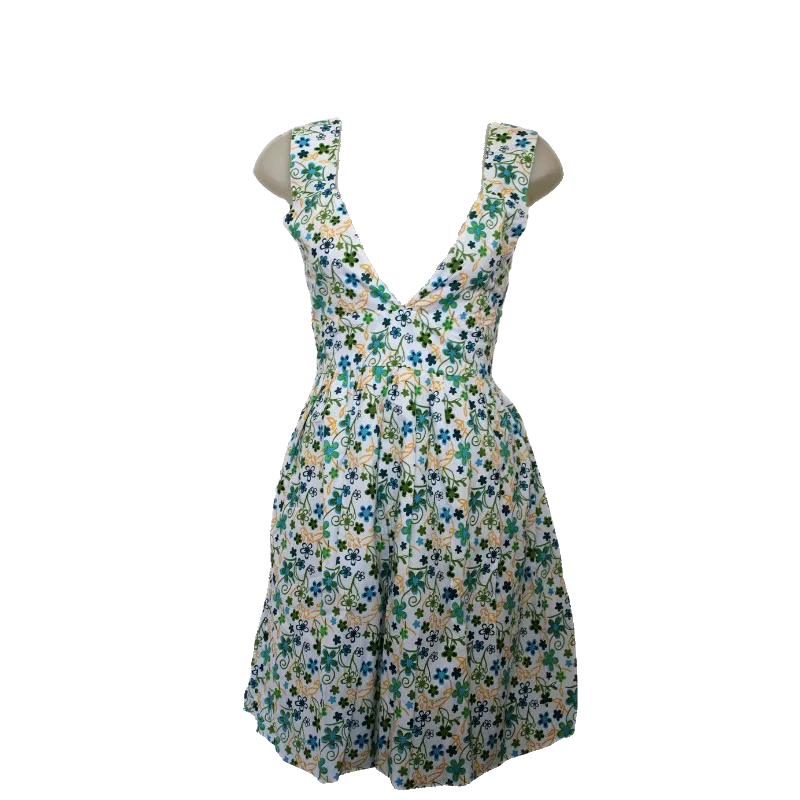 Cotton Midi Dress Floral