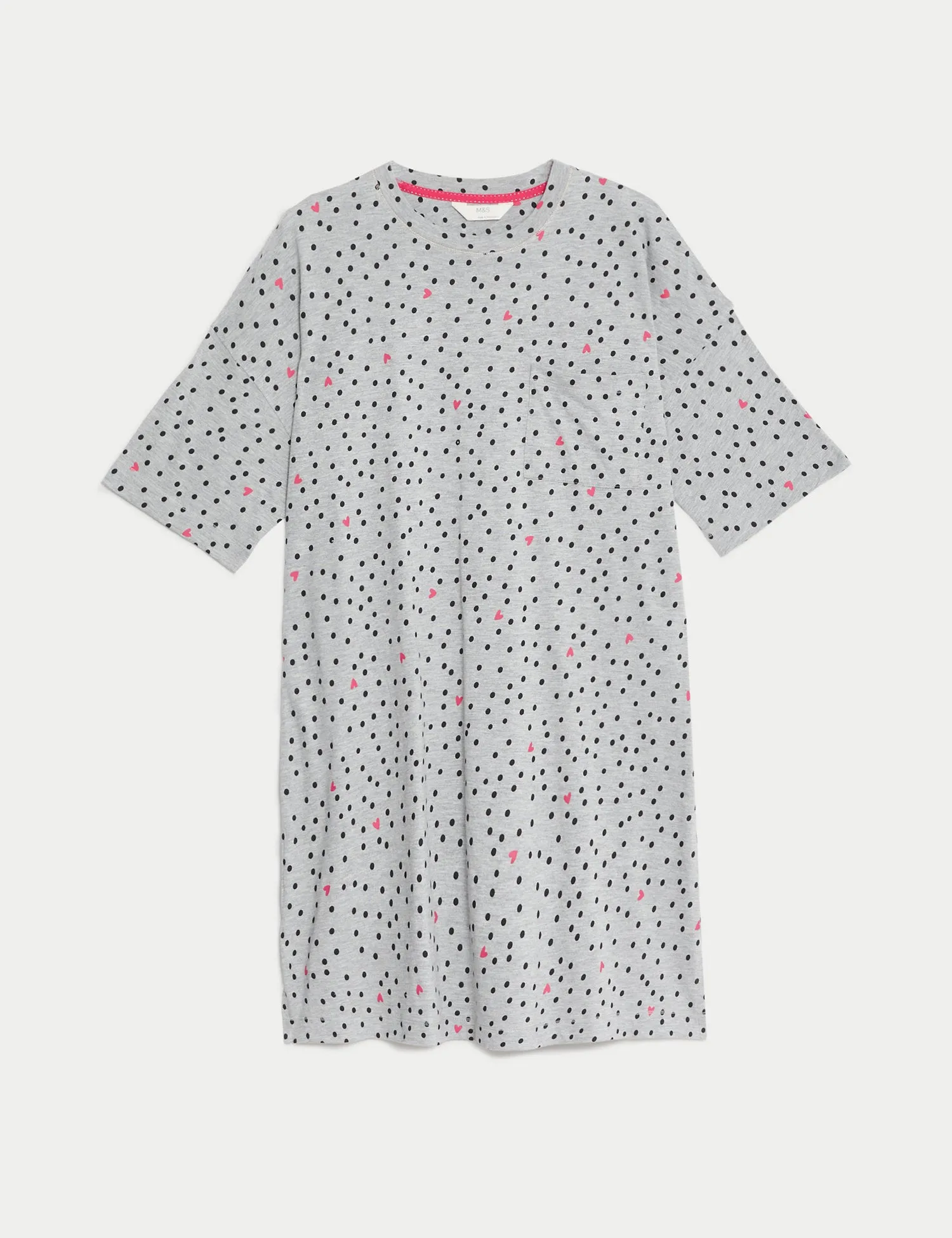 Cotton Modal Printed Nightshirt