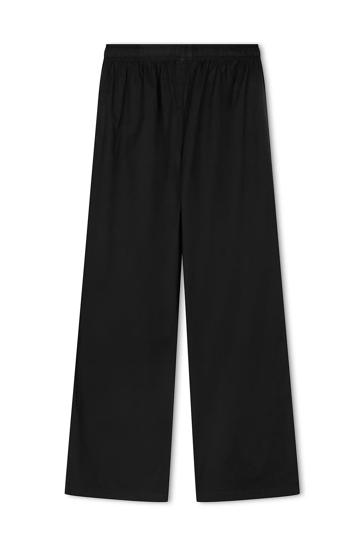 Cotton Poplin Pant - Black