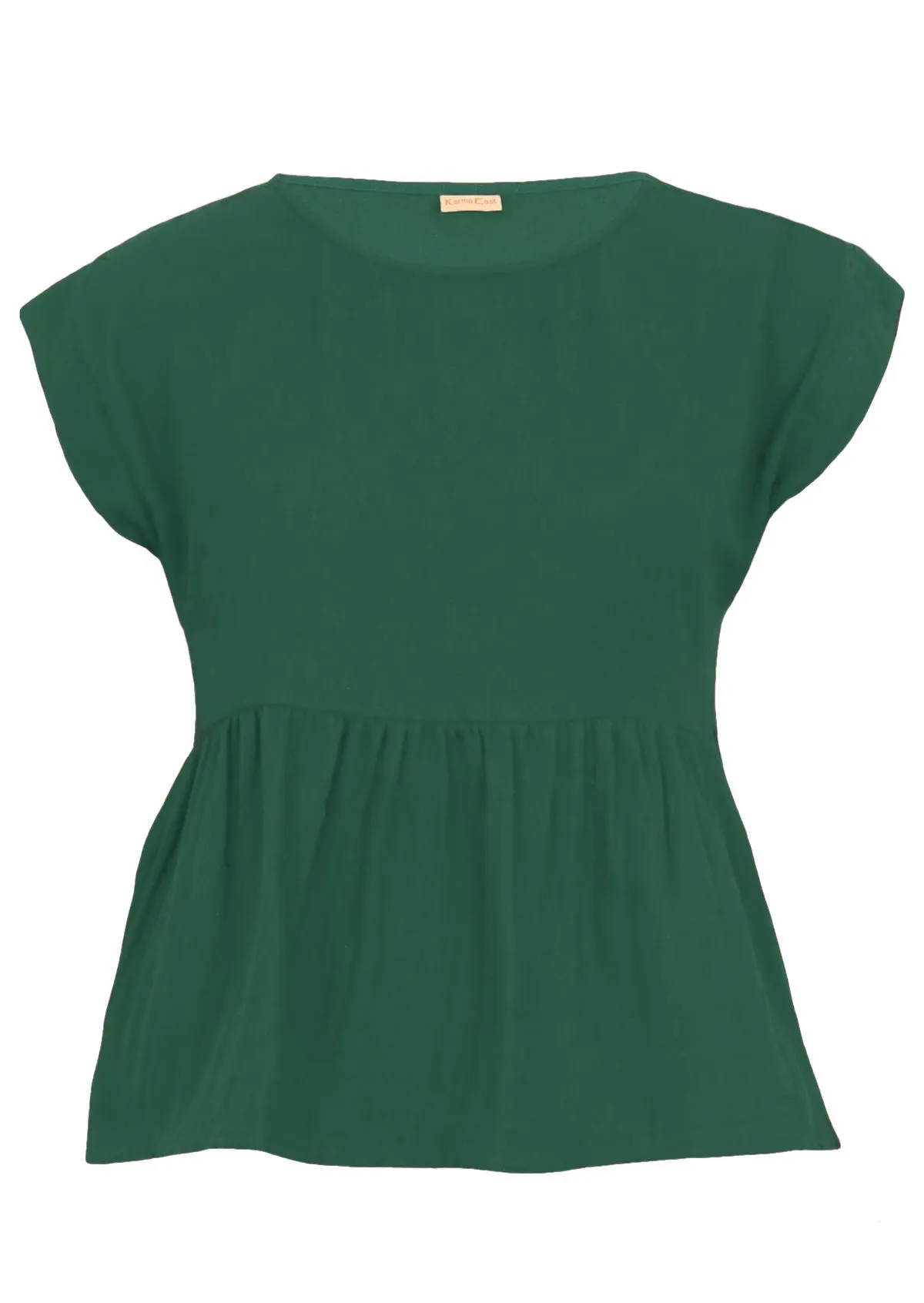 Cotton Thrills Top Evergreen