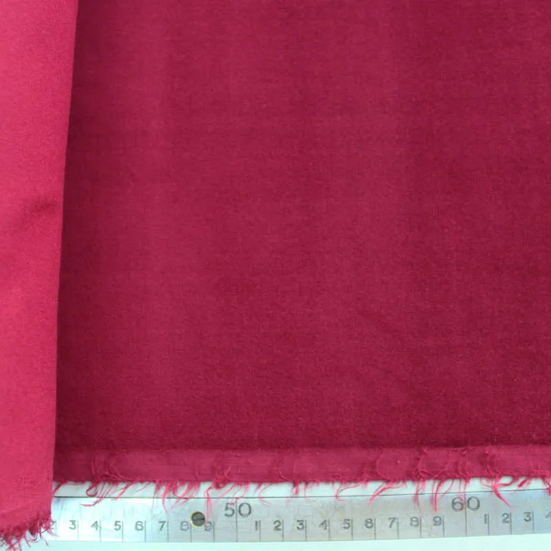 Cotton Velveteen - Burgundy