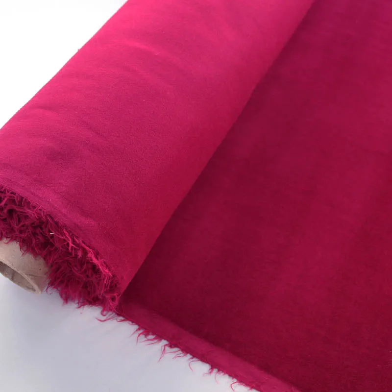 Cotton Velveteen - Burgundy