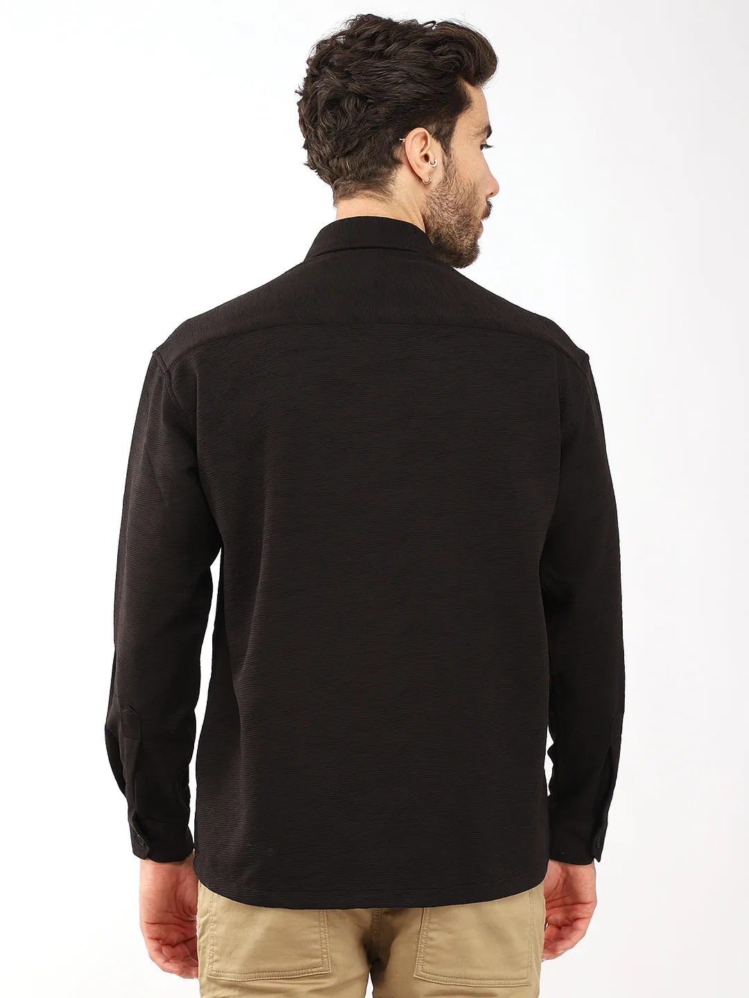 Cozy Cord Black Shirt