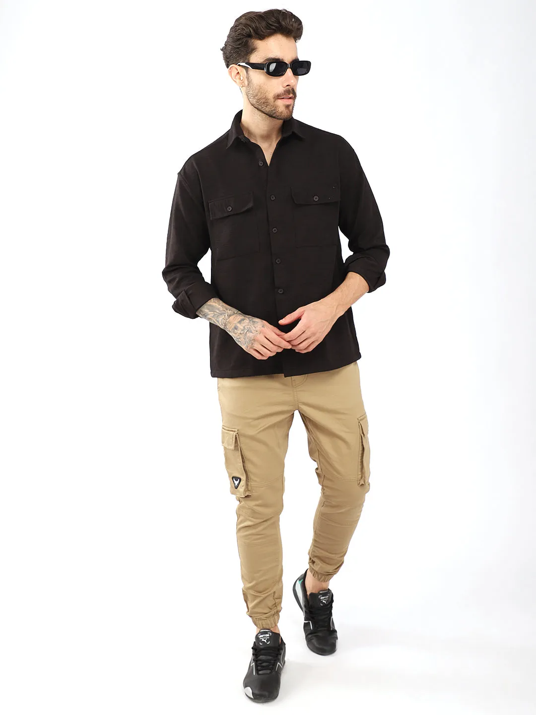 Cozy Cord Black Shirt