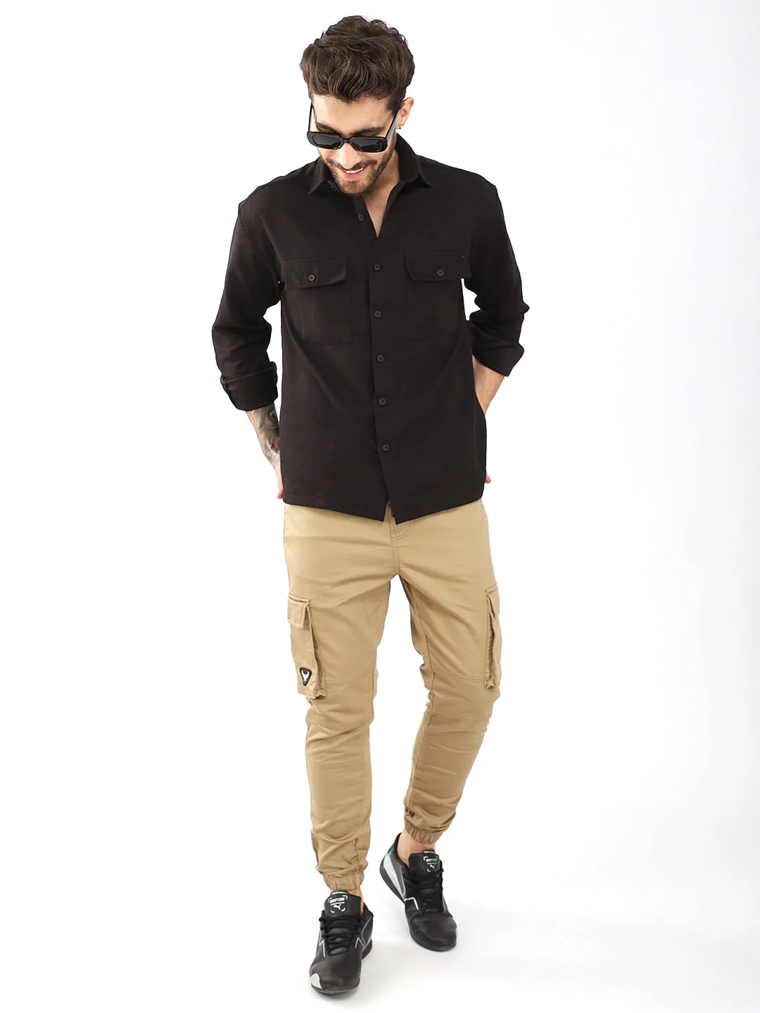 Cozy Cord Black Shirt