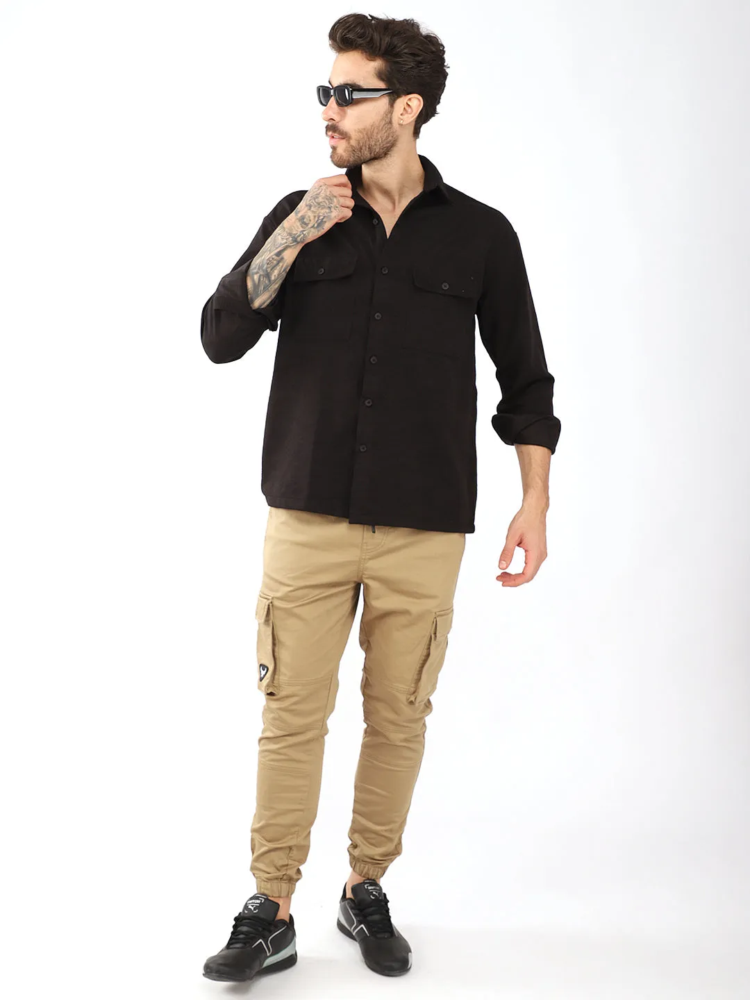 Cozy Cord Black Shirt