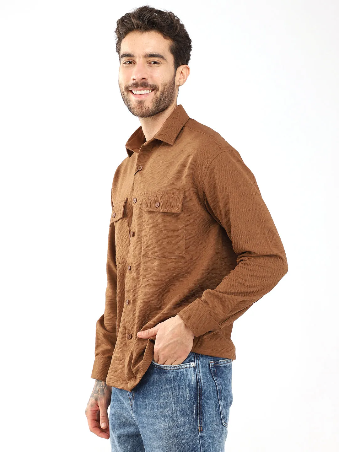 Cozy Cord Coffee Shirt