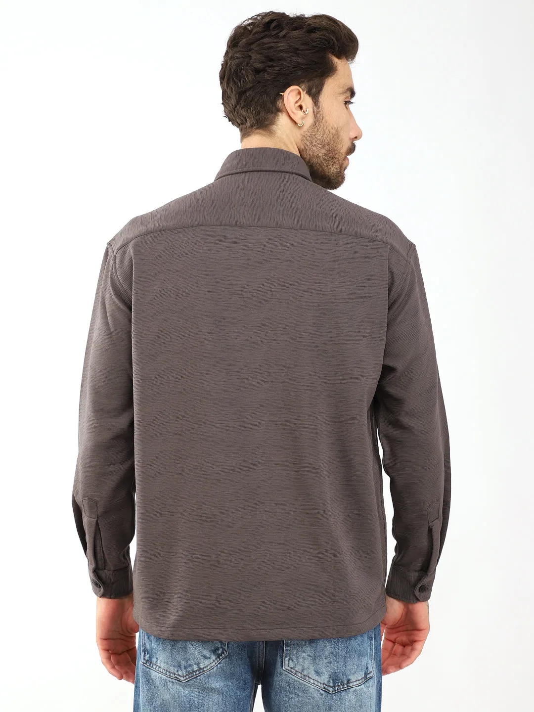 Cozy Cord Grey Shirt