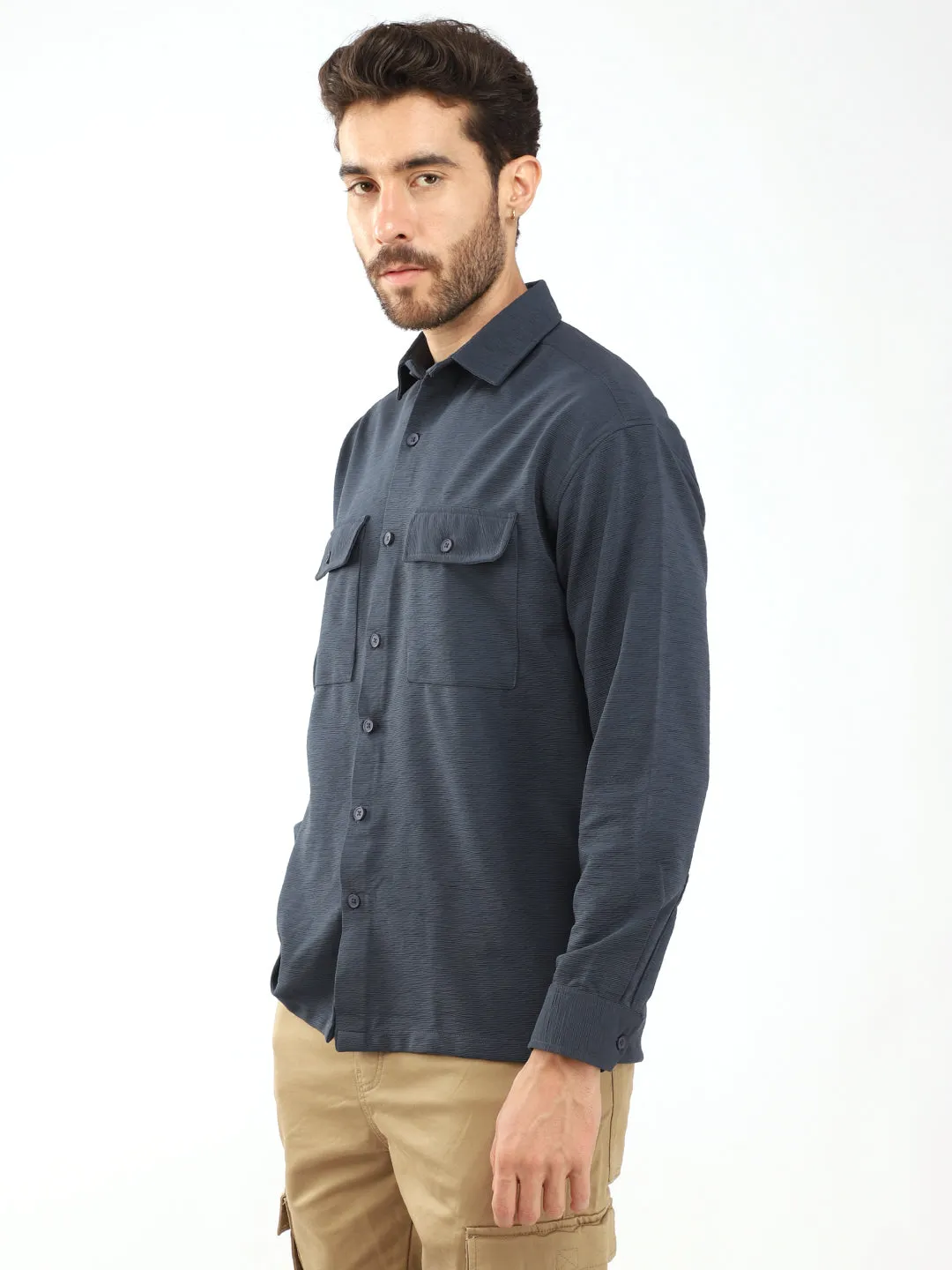 Cozy Cord Teal Shirt