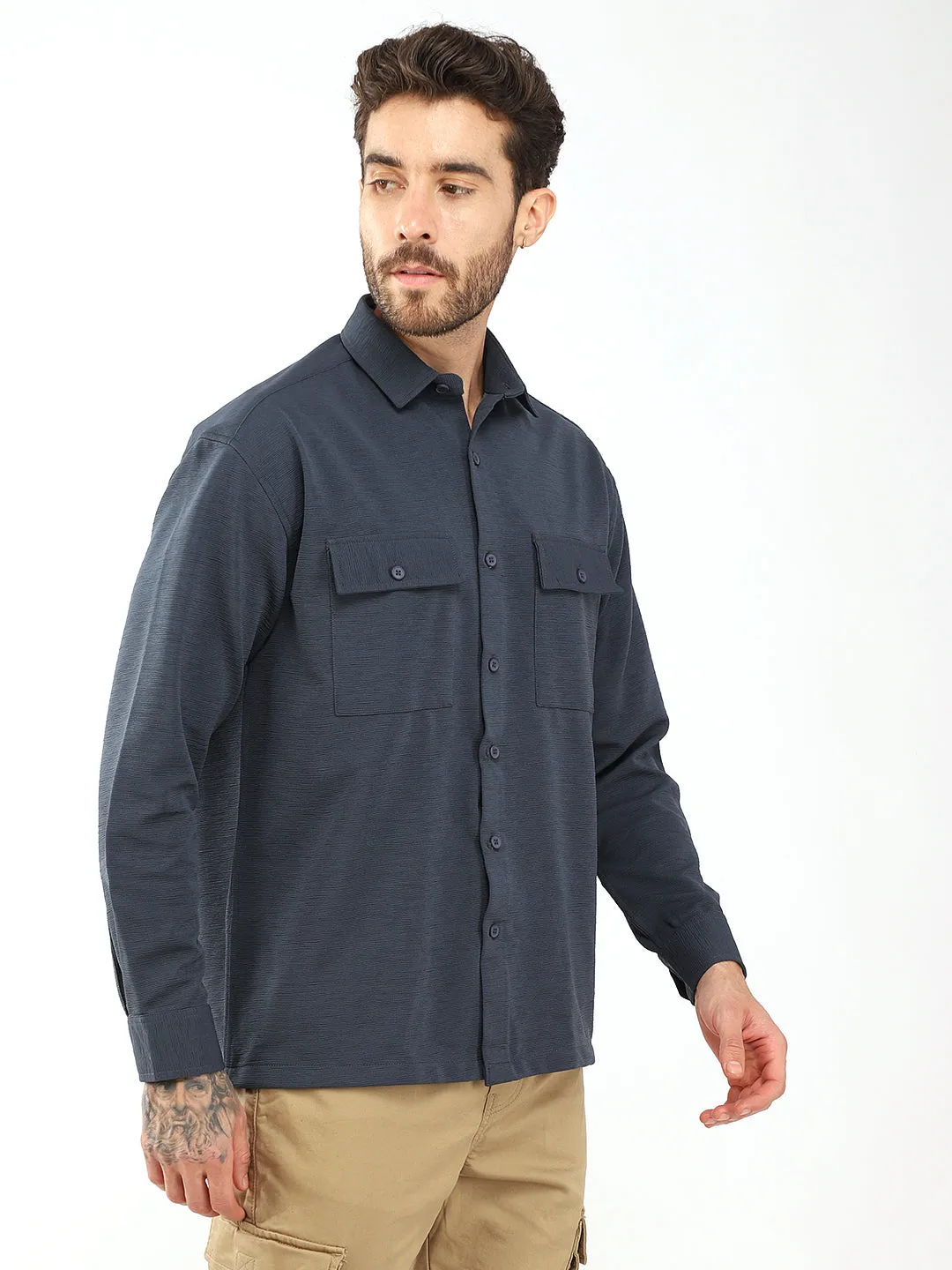 Cozy Cord Teal Shirt