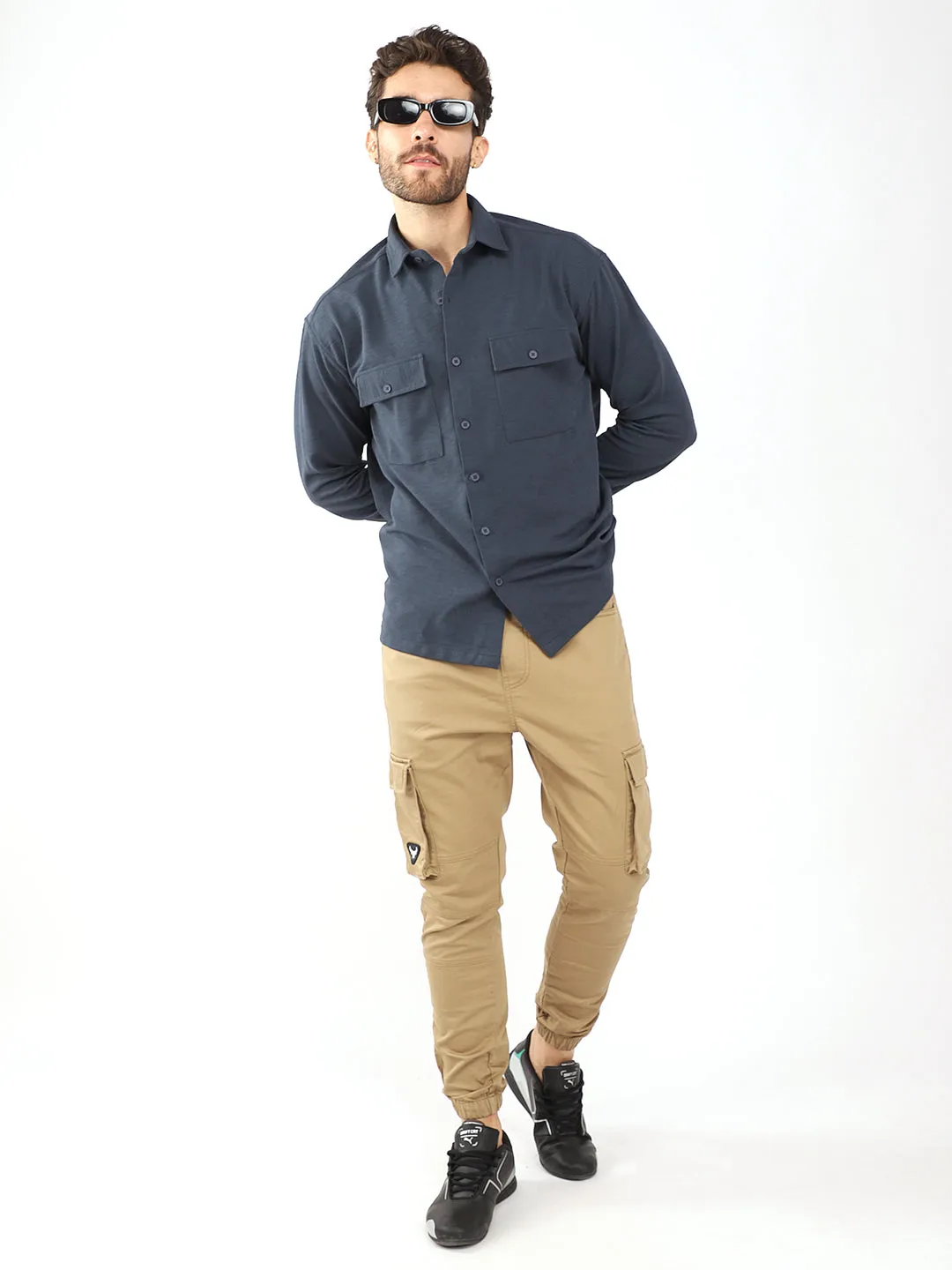 Cozy Cord Teal Shirt