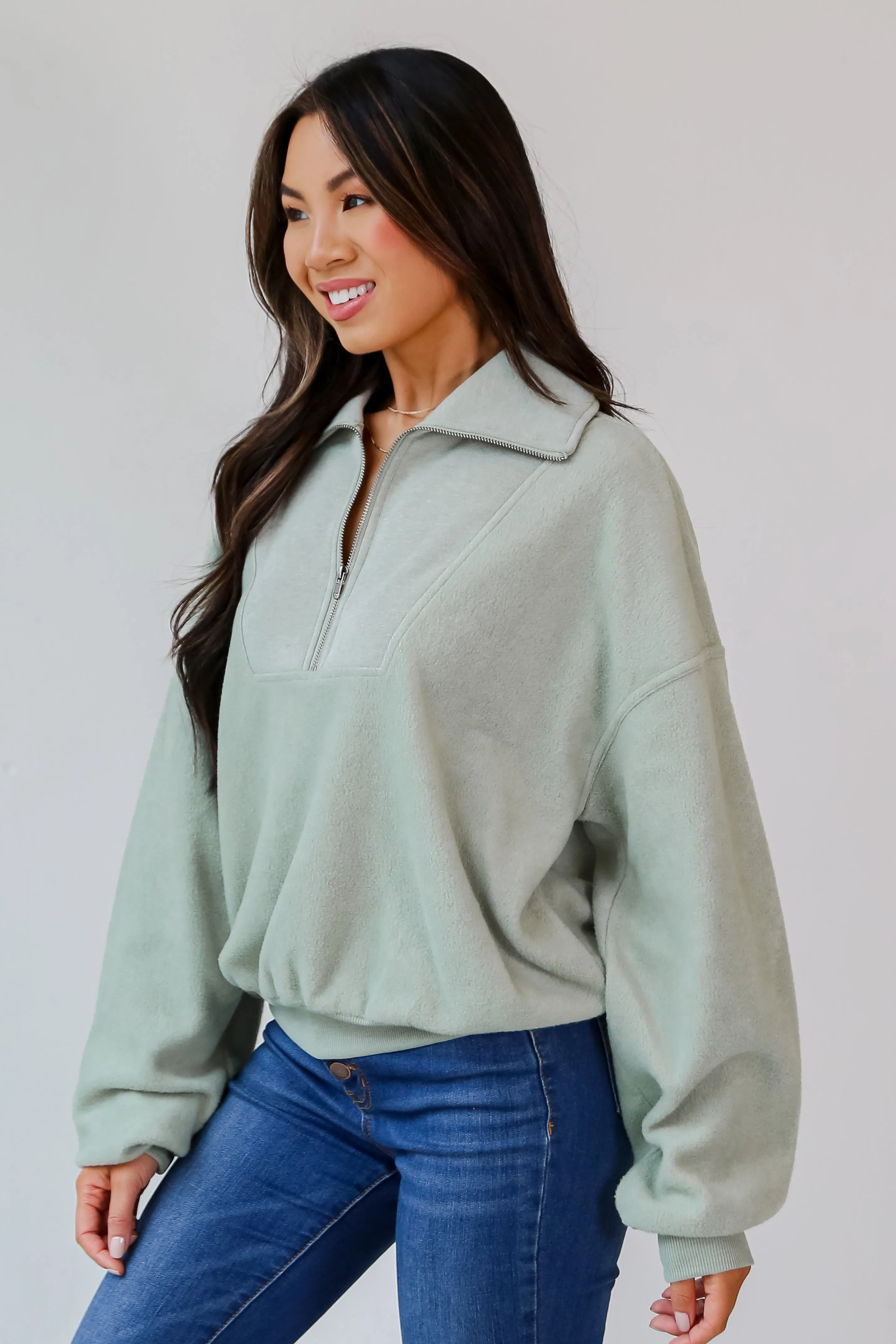 Cozy Feels Fleece Quarter Zip Pullover - DOORBUSTER