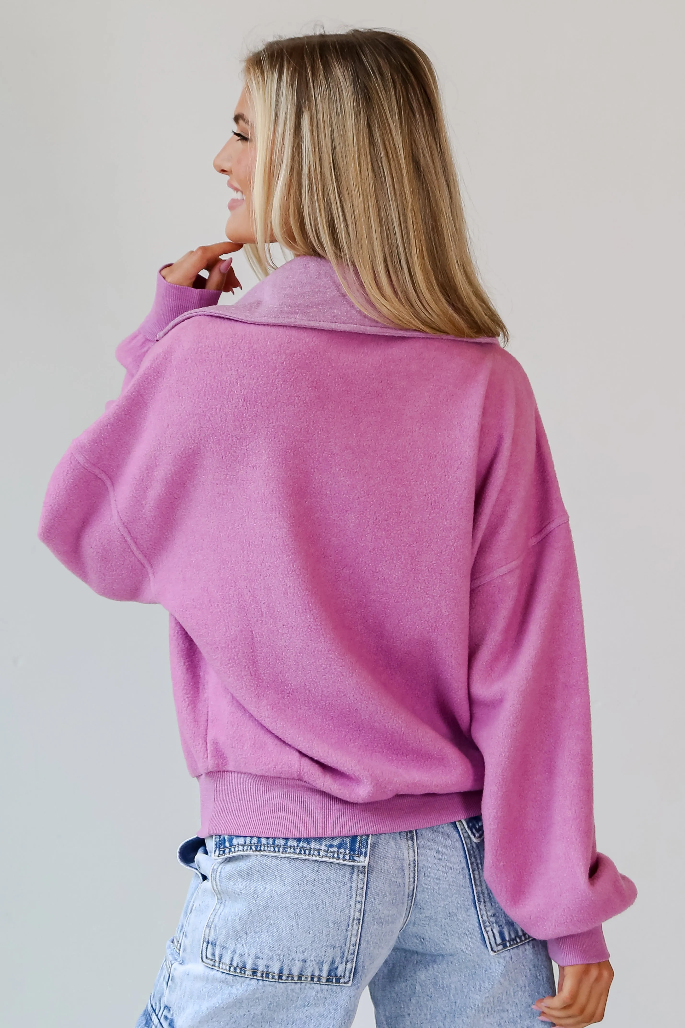 Cozy Feels Fleece Quarter Zip Pullover - DOORBUSTER